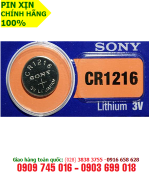 Pin 3v lithium Sony CR1216 chính hãng